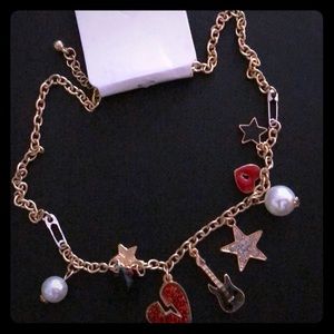 The children’s place Rock in Roll charm necklace